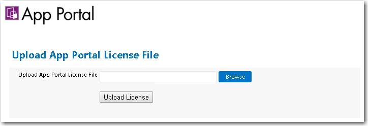 Upload License File dialog